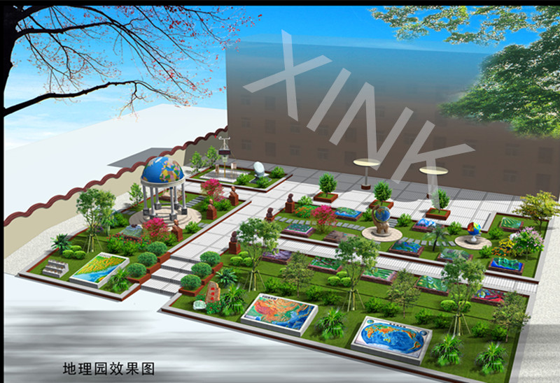 地理園創(chuàng)意設計效果圖